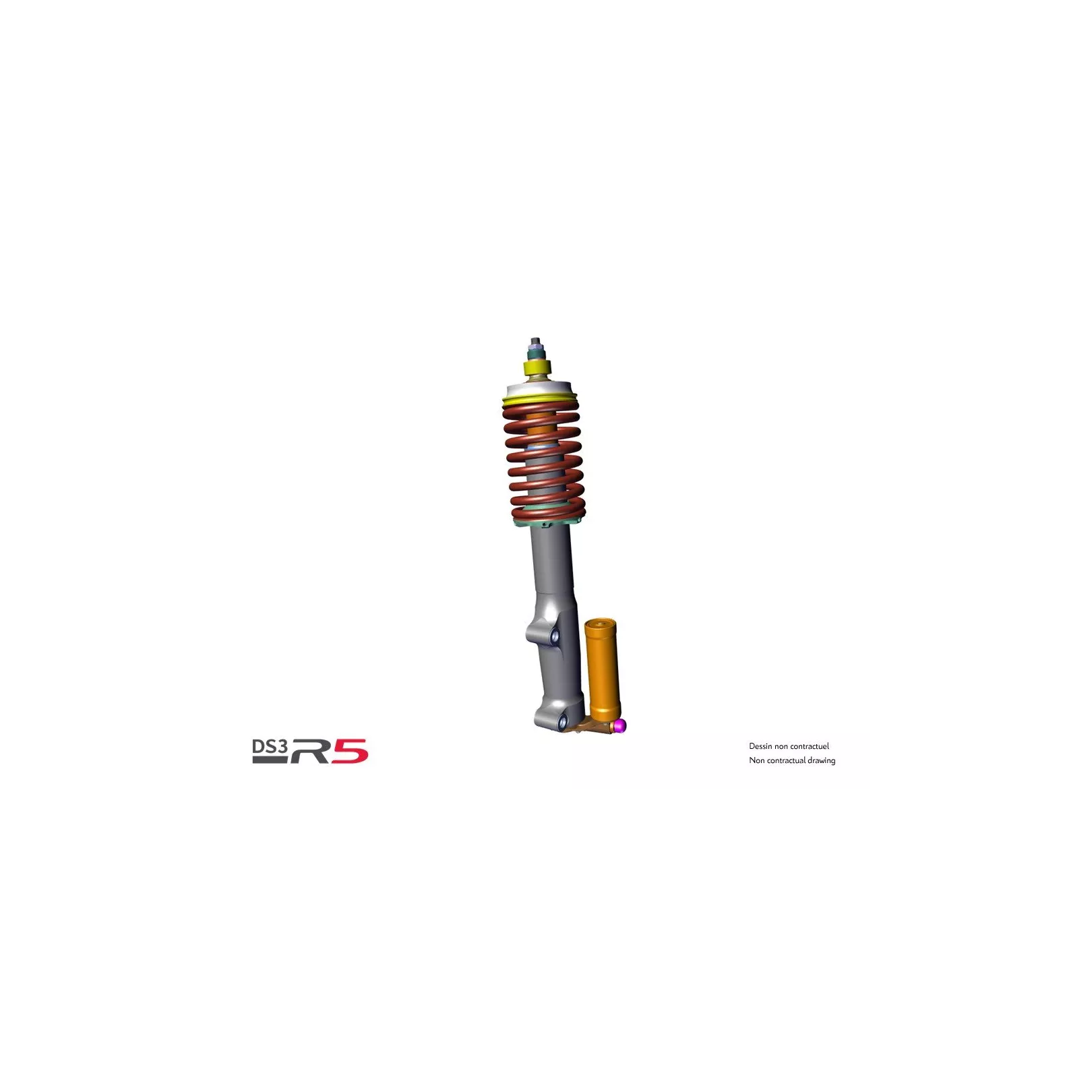 E25 Rear Suspension Gravel - DS3 R5 - Boutique Citroën Racing